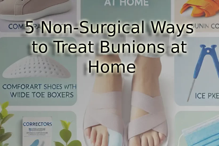 5 Non-Surgical Ways to Treat Bunions at Home