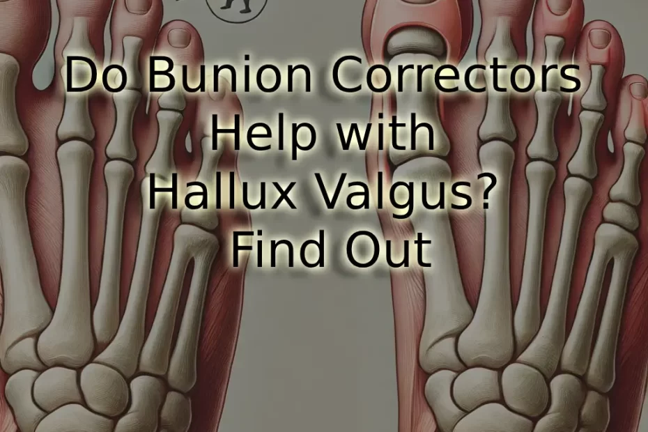 Do Bunion Correctors Help with Hallux Valgus