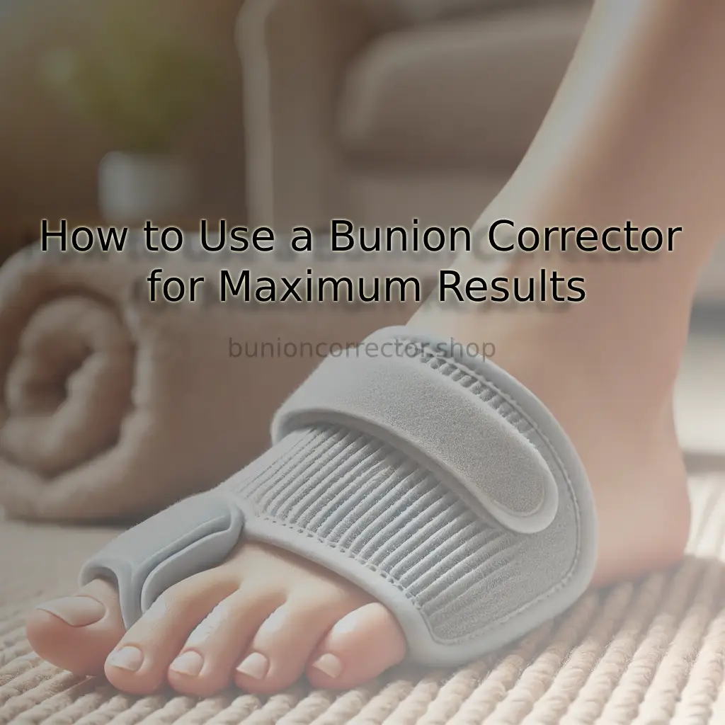 how to use a bunion corrector for maximum results