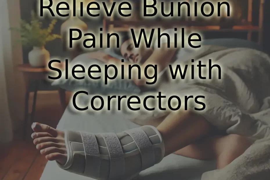 Relieve Bunion Pain While Sleeping with Correctors